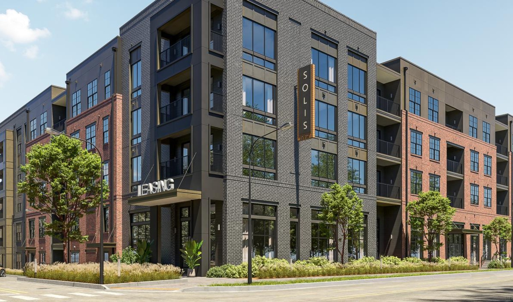 a large building with many windows