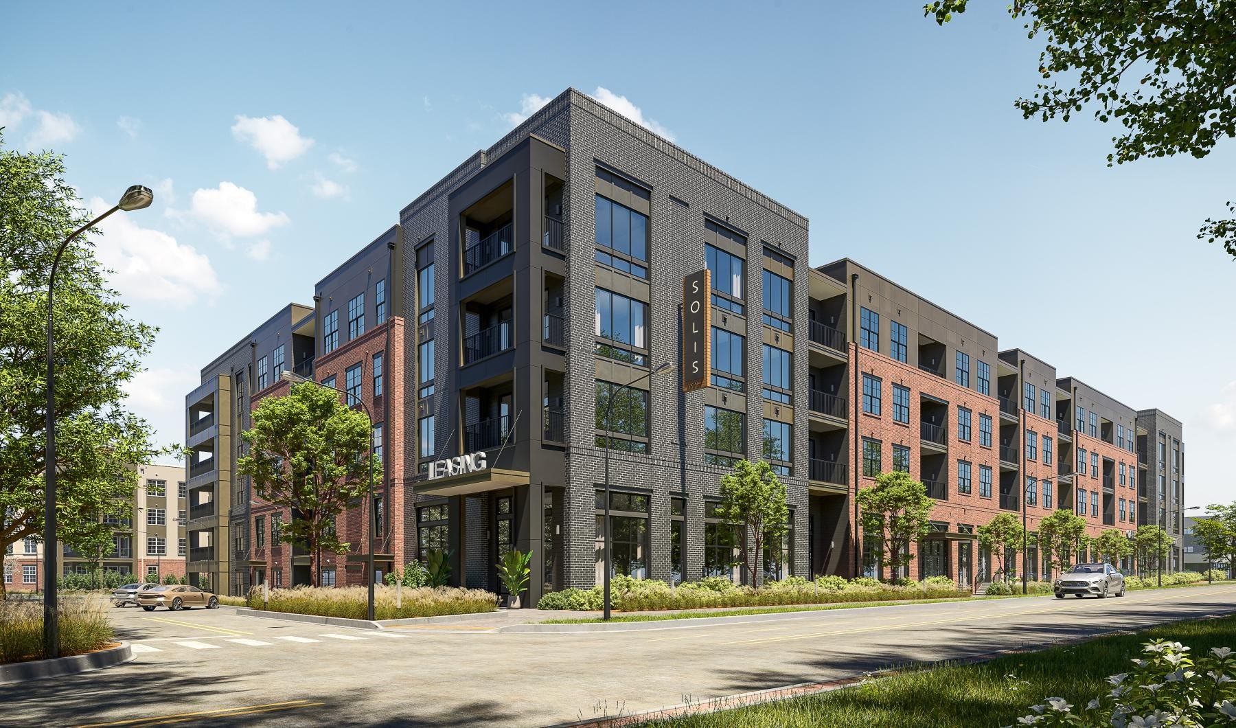a large building with many windows